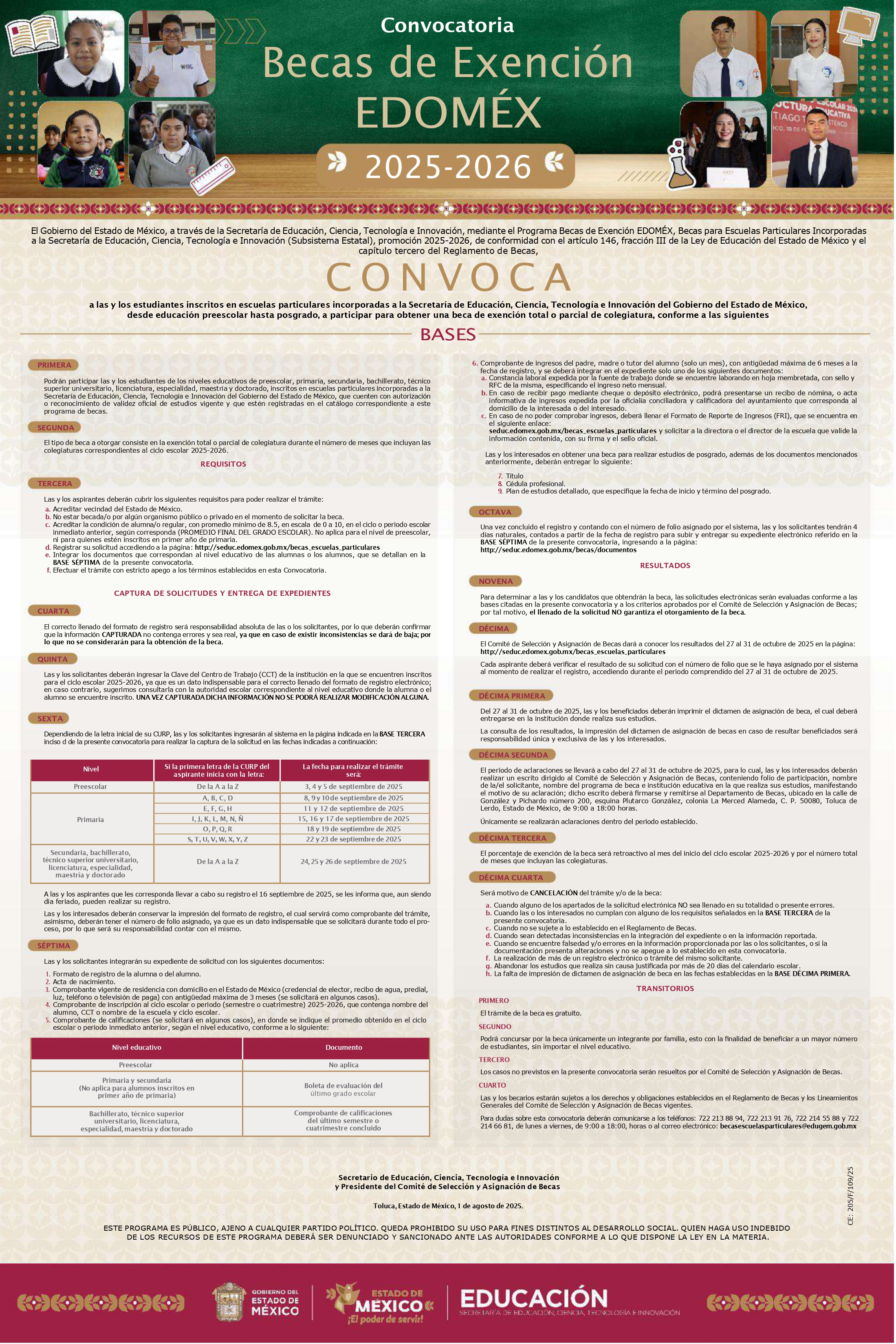 BECAS GOBIERNO DEL ESTADO